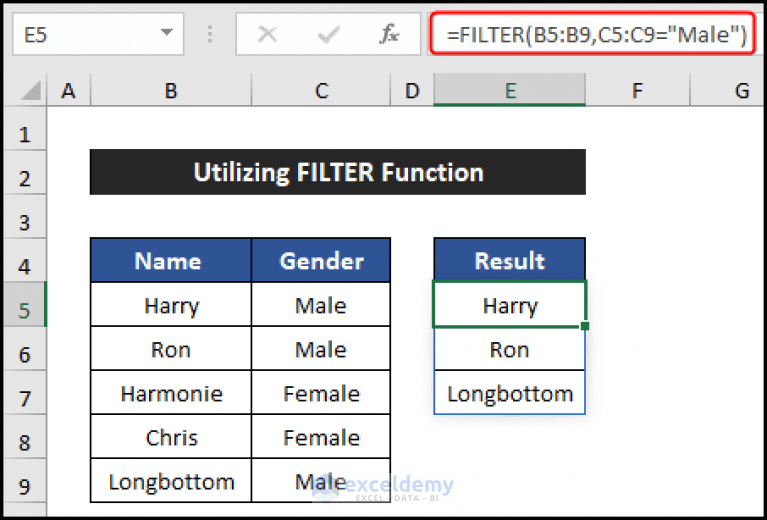 Excel Formula to Skip Rows Based on Value (7 Examples)