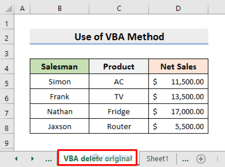 How to Move Row to Another Sheet Based on Cell Value in Excel