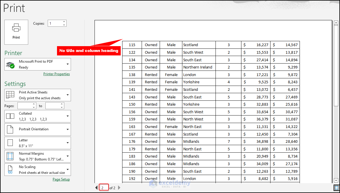 [Fixed!] Excel Rows to Repeat at Top Not Working (4 Solutions)