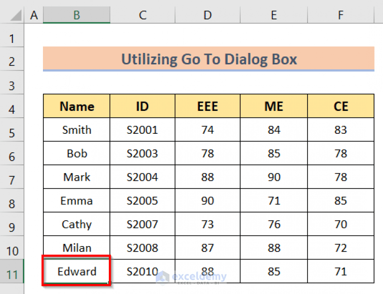 How to Select Column to End of Data in Excel (3 Easy Methods)