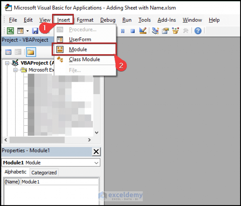 How to Add Sheet with Name in Excel VBA (6 Easy Ways)