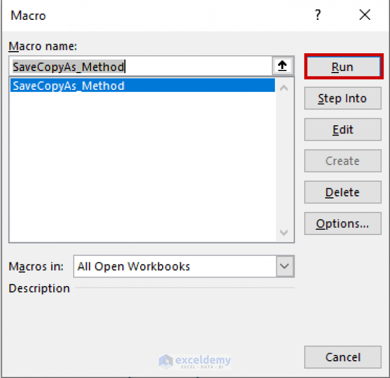How to Save a Copy as XLSX Using Excel VBA (5 Suitable Ways)