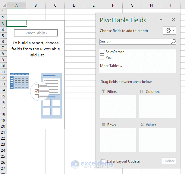 How to Compare Two Pivot Tables in Excel (3 Suitable Examples)