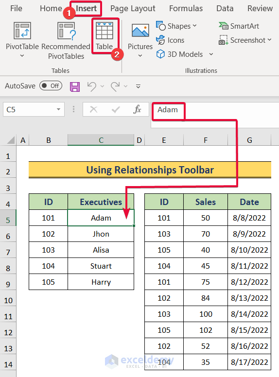 How to Create a Data Model in Excel (3 Handy Ways) ExcelDemy