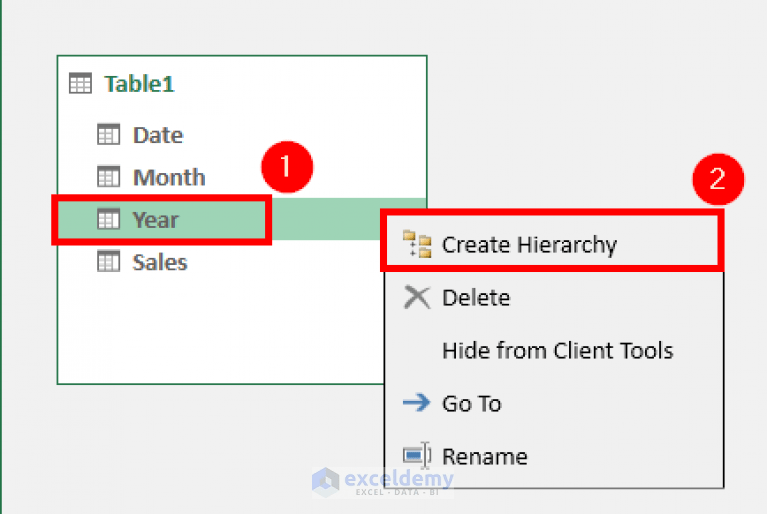 Create Date Hierarchy in Excel Pivot Table (with Easy Steps)