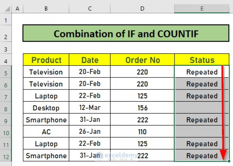 How to Find Repeated Numbers in Excel (5 Easy Methods)