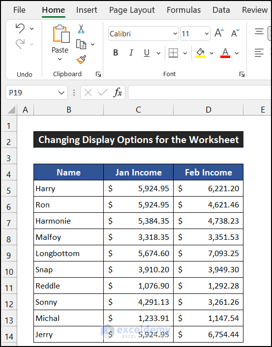 How to Flip Excel Sheet from Left to Right (4 Easy Ways)