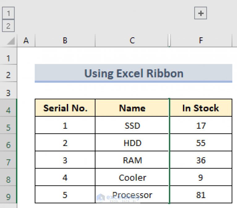 How to Group and Hide Columns in Excel (3 Easy Methods)