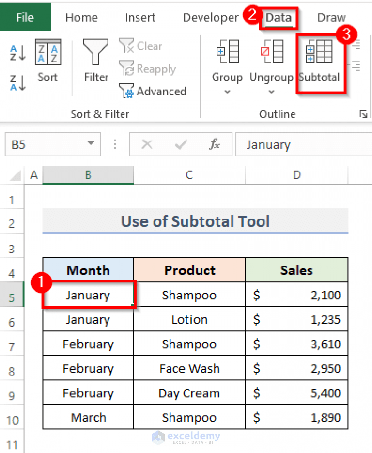 How to Group and Summarize Data in Excel (3 Suitable Ways)