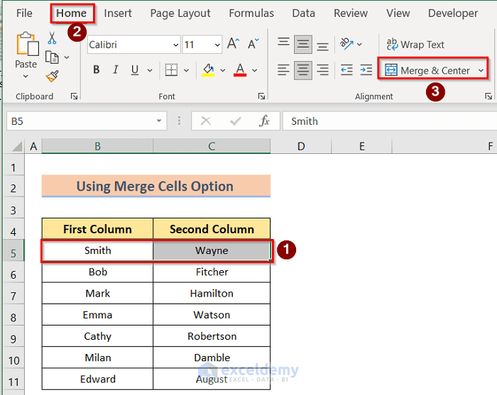How to Join Two Columns in Excel (5 Easy Methods) ExcelDemy