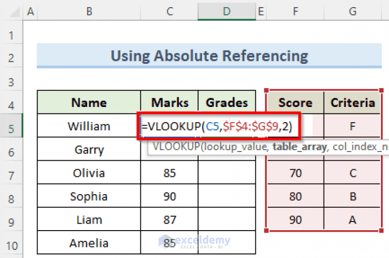 How to Lock Table Array in Excel (2 Effective Ways) ExcelDemy