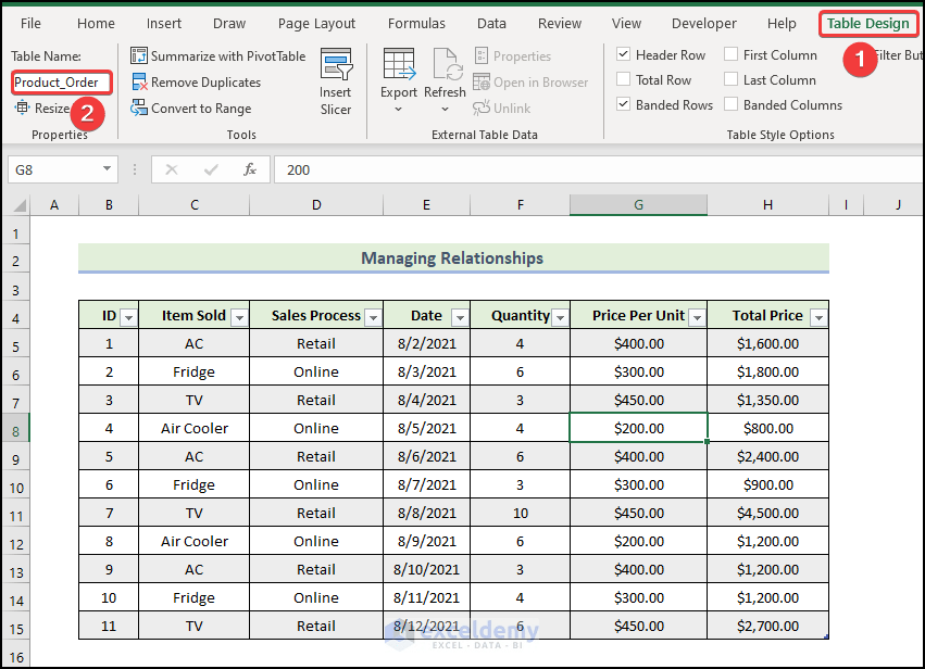 How to Manage Relationships in Excel (with Detailed Steps)