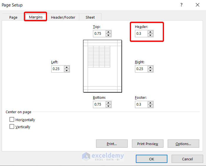 How to Move Header in Excel (with Easy Steps) ExcelDemy
