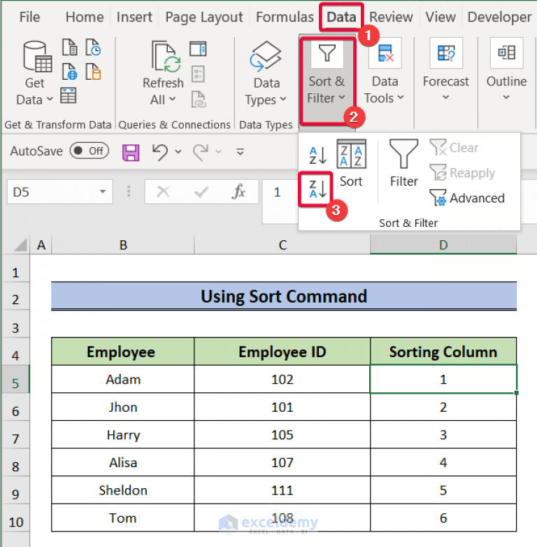 How to Paste in Reverse Order in Excel (7 Handy Ways)