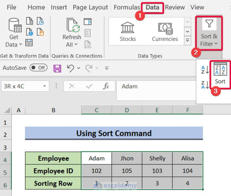 How to Paste in Reverse Order in Excel (7 Handy Ways)