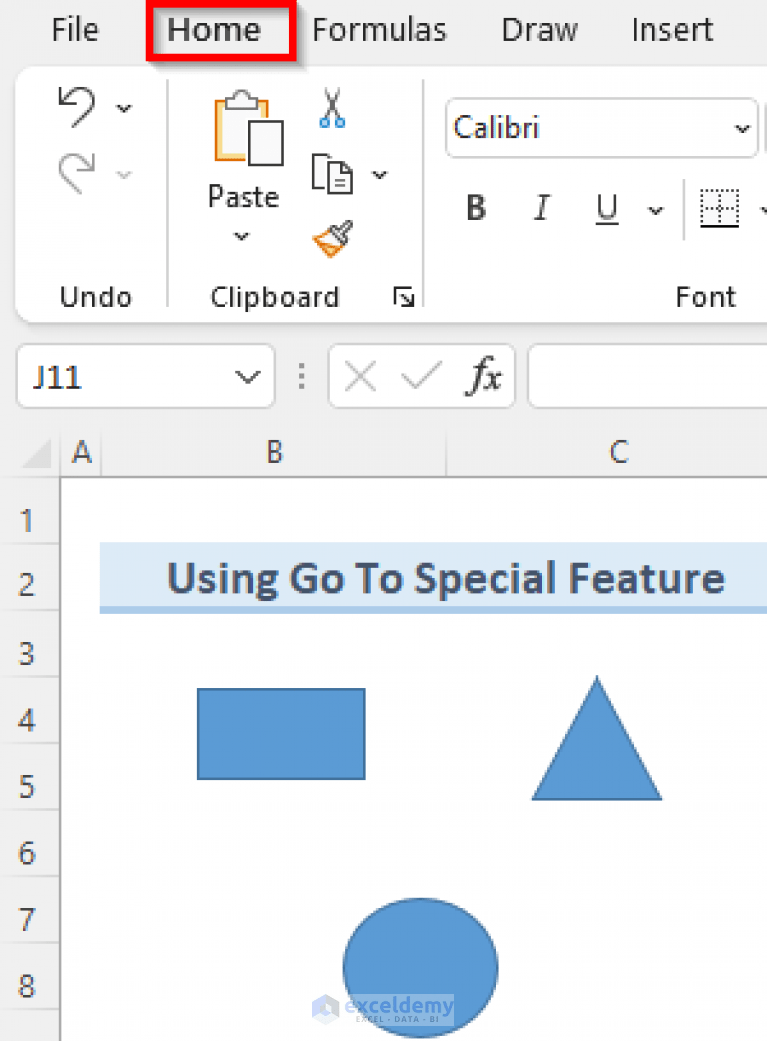 How to Remove Drawing Tools in Excel (3 Easy Methods)