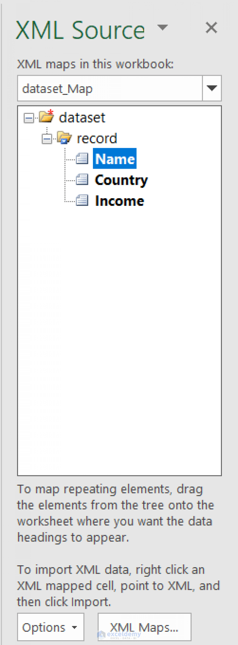 How to Remove XML Mapping in Excel (with Easy Steps)