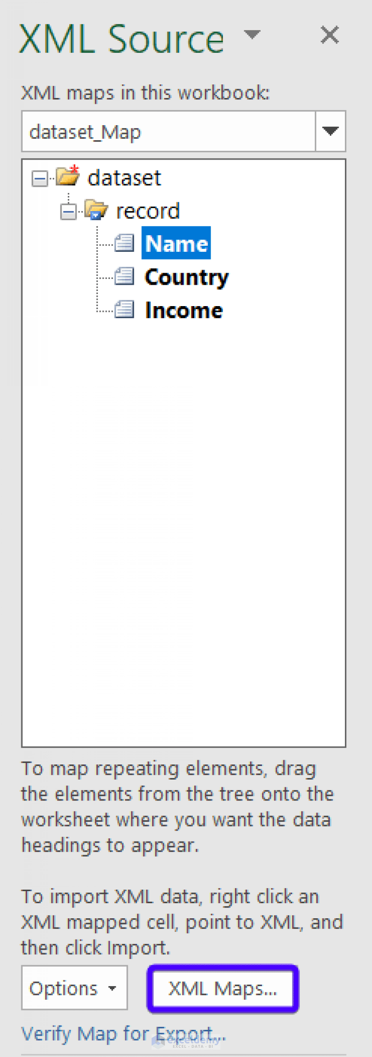 How to Remove XML Mapping in Excel (with Easy Steps)