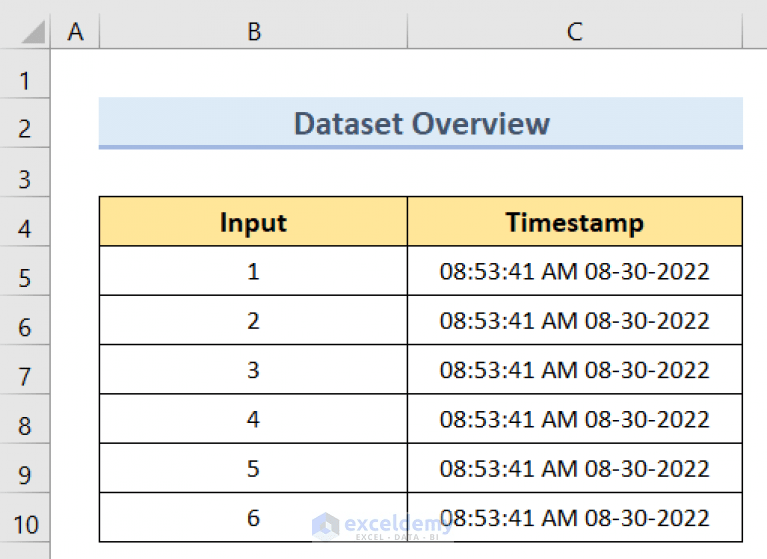 How to Insert Last Modified Date and Time in Excel Cell
