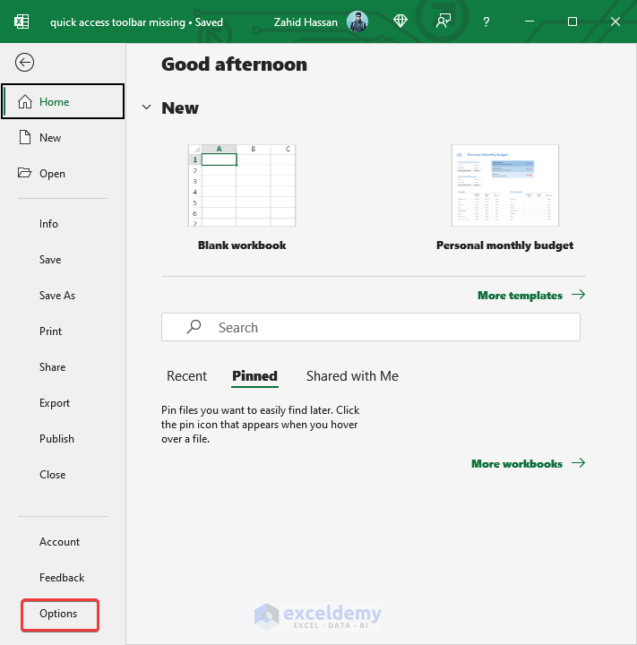[Fixed!] Quick Access Toolbar in Excel Missing ExcelDemy