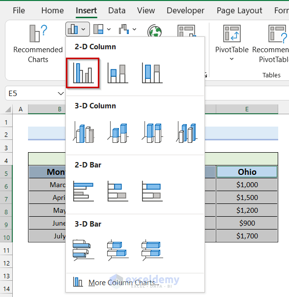 How to Select Data in Excel for Graph (5 Quick Ways) ExcelDemy