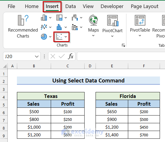 How to Select Data in Excel for Graph (5 Quick Ways) - ExcelDemy