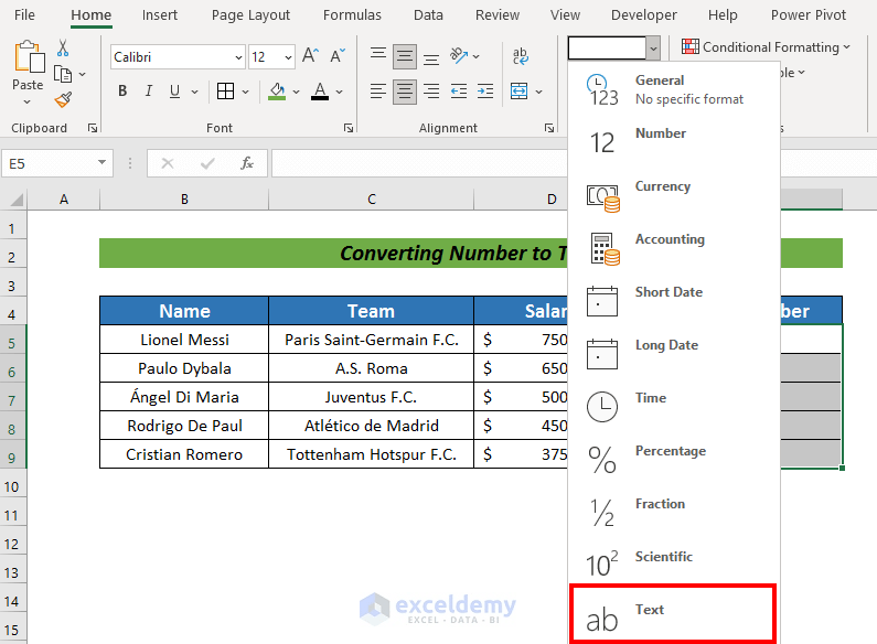 How to Enter 16 Digit Number in Excel (3 Simple Ways)
