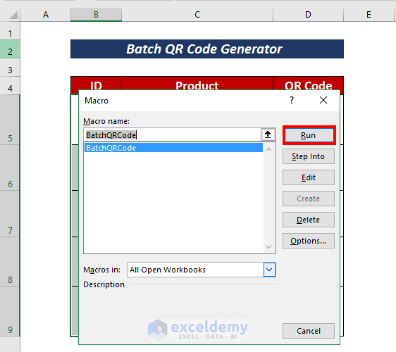 Batch QR Code Generator from Excel (with Easy Steps)