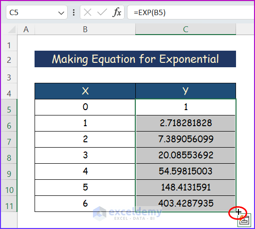 How to Plot an Equation in Excel: 6 Easy Methods - ExcelDemy