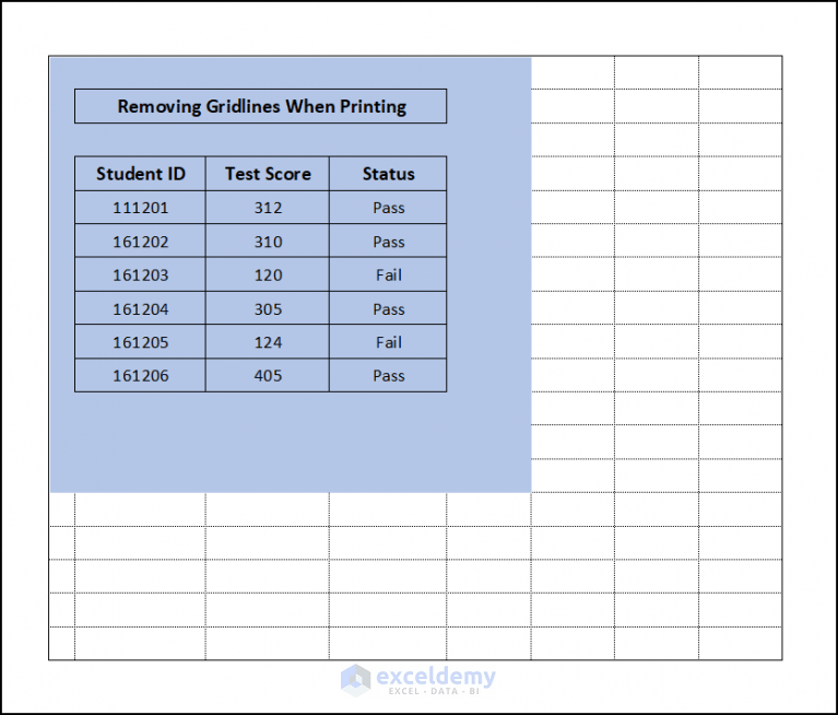 Excel Not Printing Gridlines (7 Easy Solutions) ExcelDemy