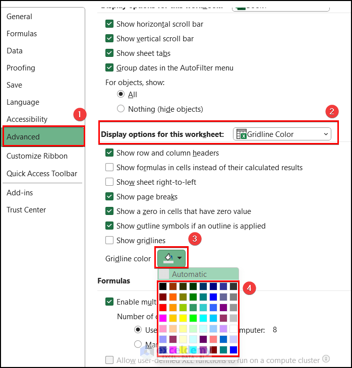 Excel Not Printing Gridlines (7 Easy Solutions) ExcelDemy