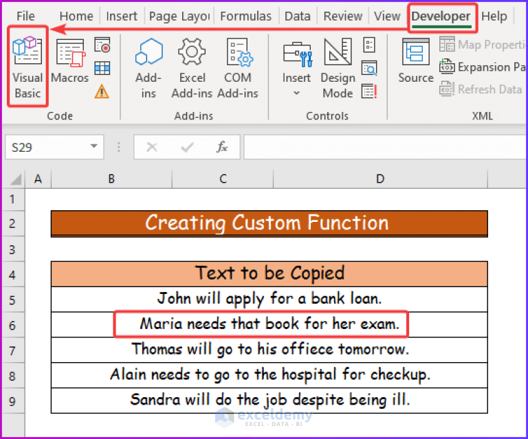 How to Copy Text to Clipboard Using VBA in Excel (2 Easy Ways)