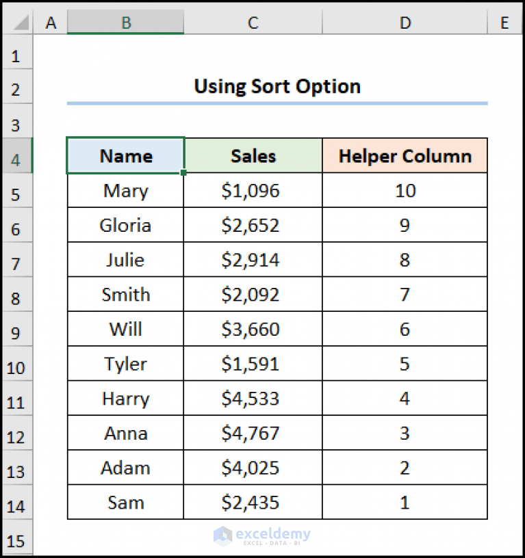 How to Flip Table in Excel (2 Quick Ways) ExcelDemy