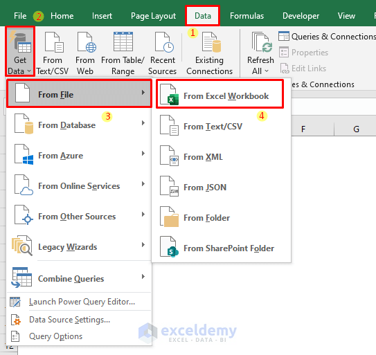 How to Merge Multiple Sheets in Excel (3 Easy Ways) ExcelDemy