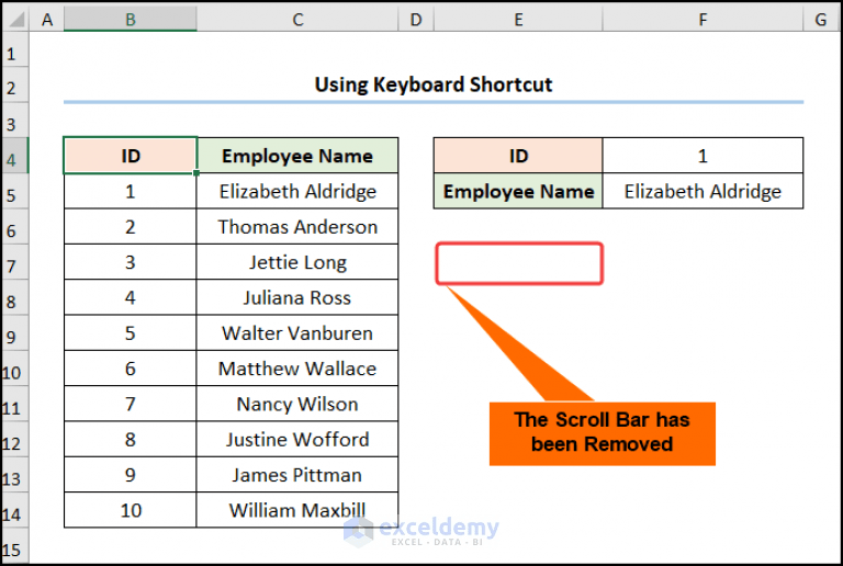 How to Remove a Form Control in Excel (3 Quick Ways)