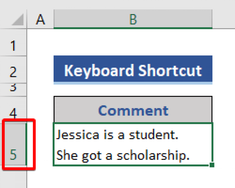How to Make Excel Go to Next Line Automatically (2 Examples)