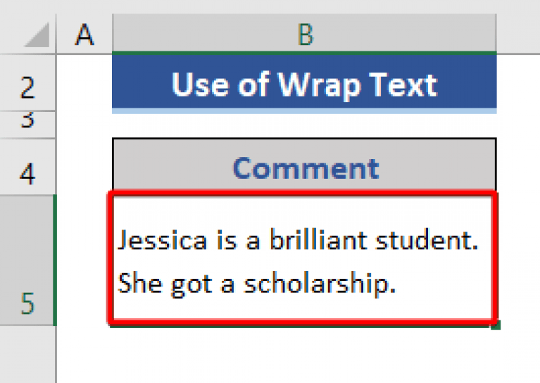 How to Make Excel Go to Next Line Automatically (2 Examples)