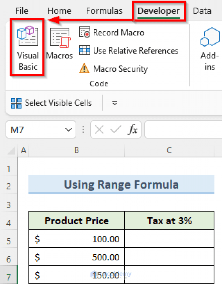 How to Apply Formula to Entire Column Using Excel VBA