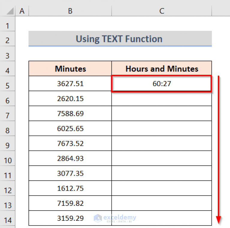 How to Convert Minutes to Hours and Minutes in Excel