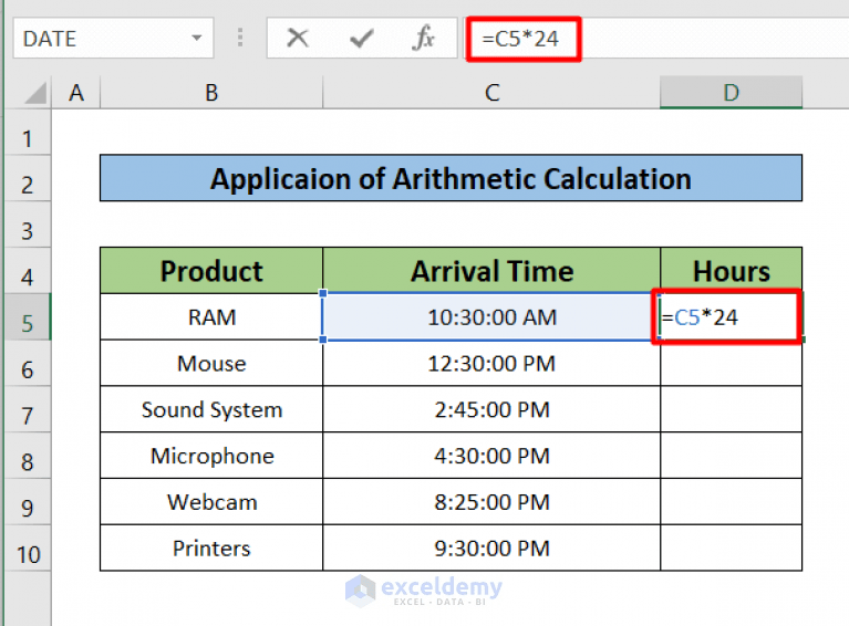 How to Convert Time to Hours in Excel (3 Easy Methods)