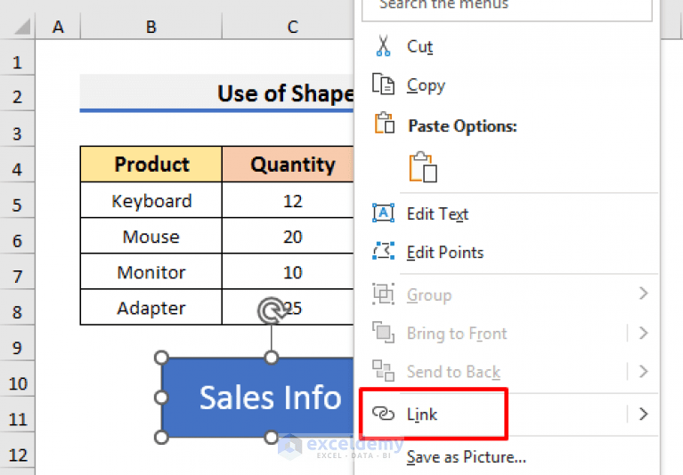 How to Create Button Without Macro in Excel (3 Easy Ways)