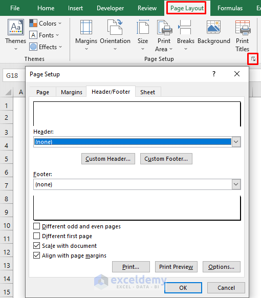 How to Maintain Excel Header Alignment (with Easy Steps)