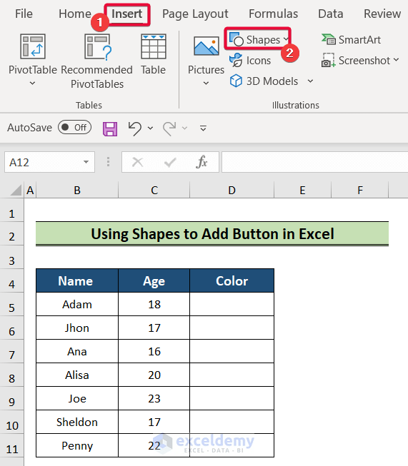 How to Add Button in Excel (3 Handy Ways) ExcelDemy