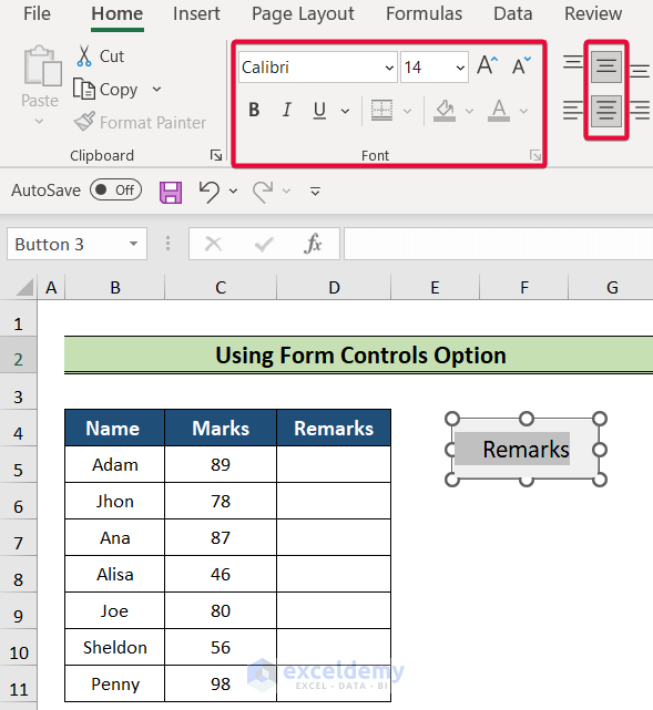 How to Add Button in Excel (3 Handy Ways) ExcelDemy