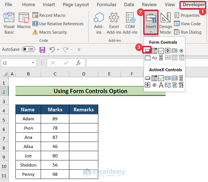 How to Add Button in Excel (3 Handy Ways) ExcelDemy