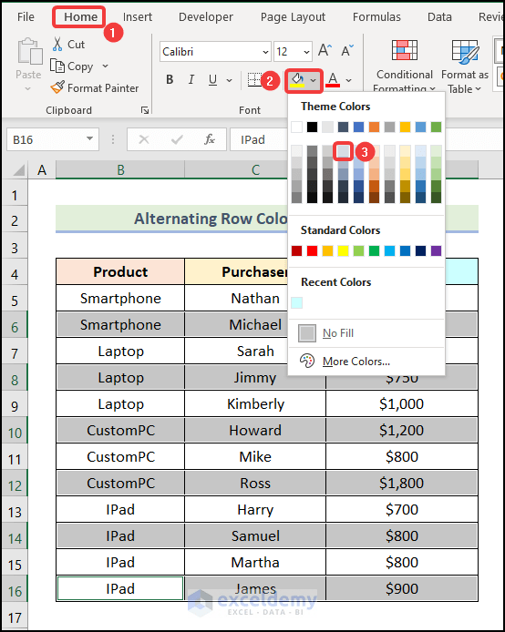 How to Apply Formula in Excel for Alternate Rows (5 Easy Ways)