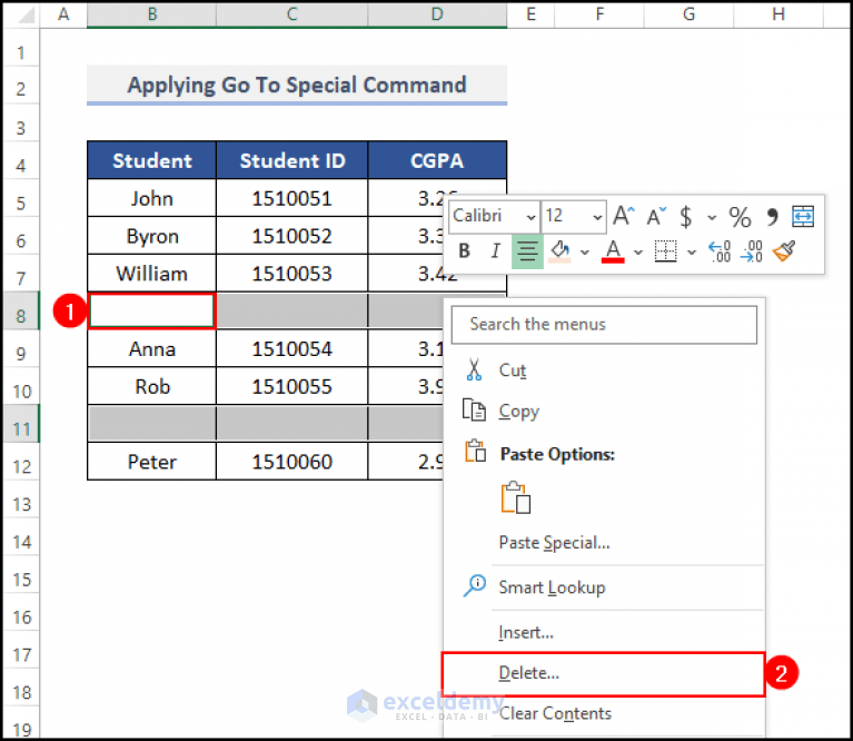 How to Remove Missing Values in Excel (7 Easy Methods)