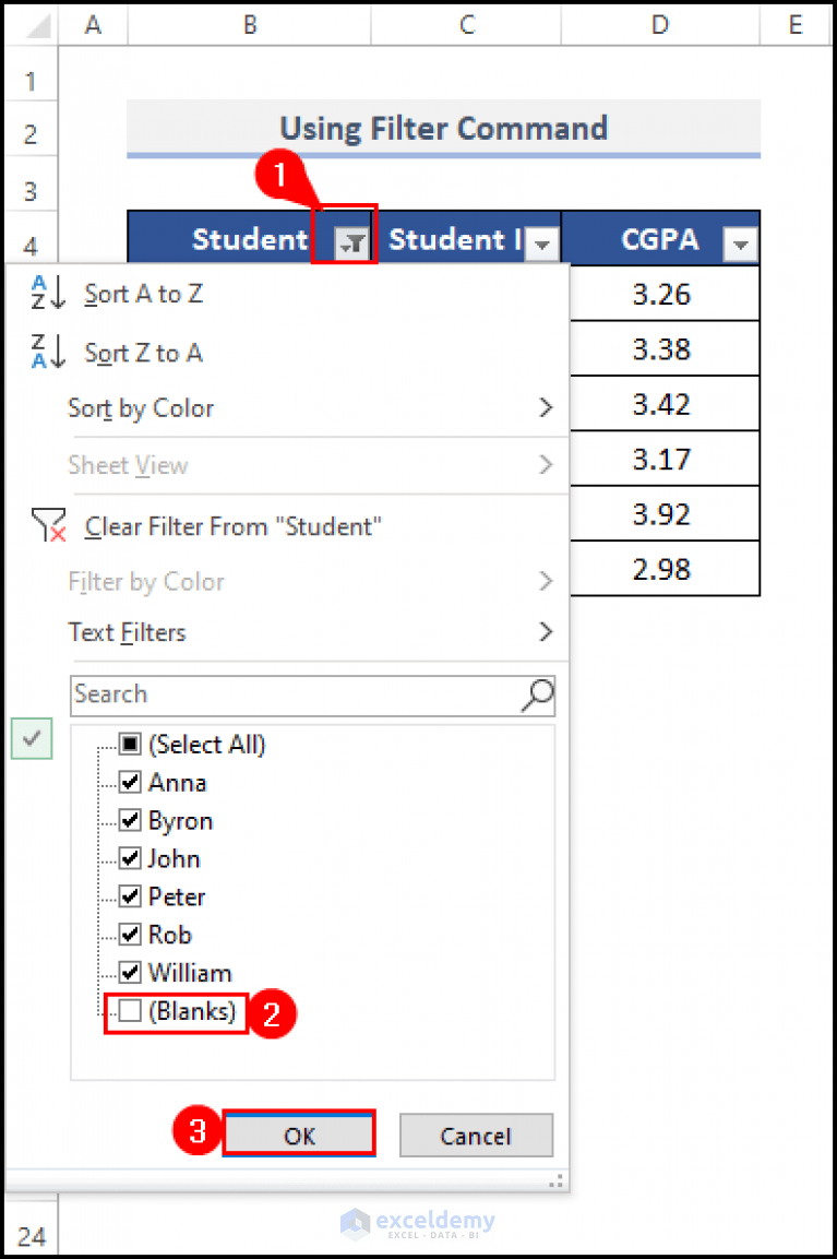 How to Remove Missing Values in Excel (7 Easy Methods)