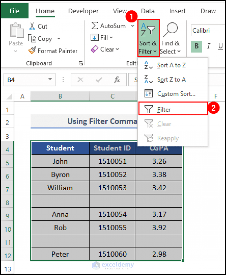 How to Remove Missing Values in Excel (7 Easy Methods)