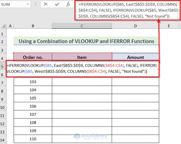 How to Use VLOOKUP with Multiple Criteria in Different Sheets